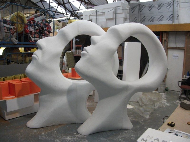 polystyrene sculptures uk